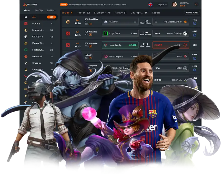 Naga303 E-sports Hero Asset
